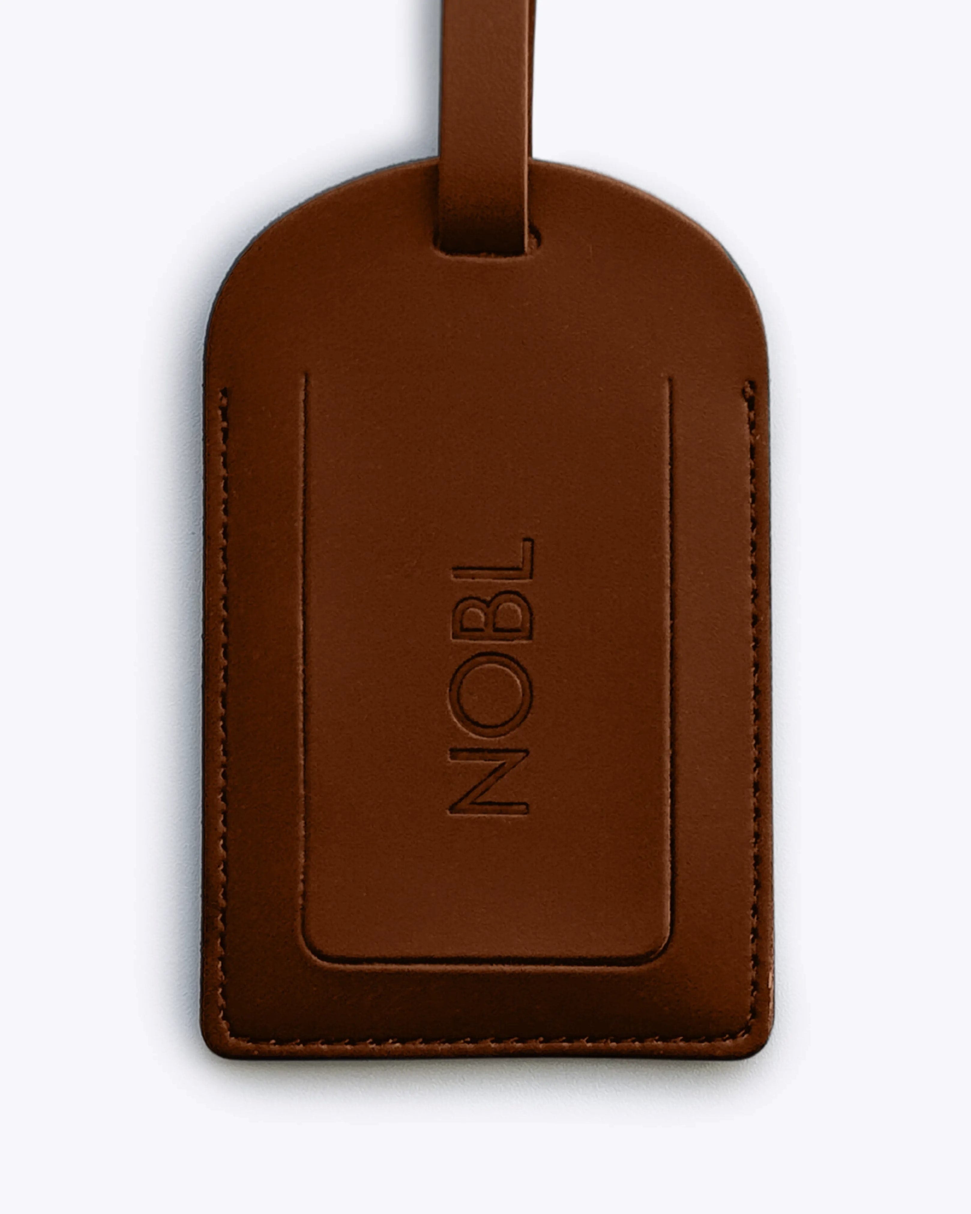 Leather Luggage Tag — Voyager Elite