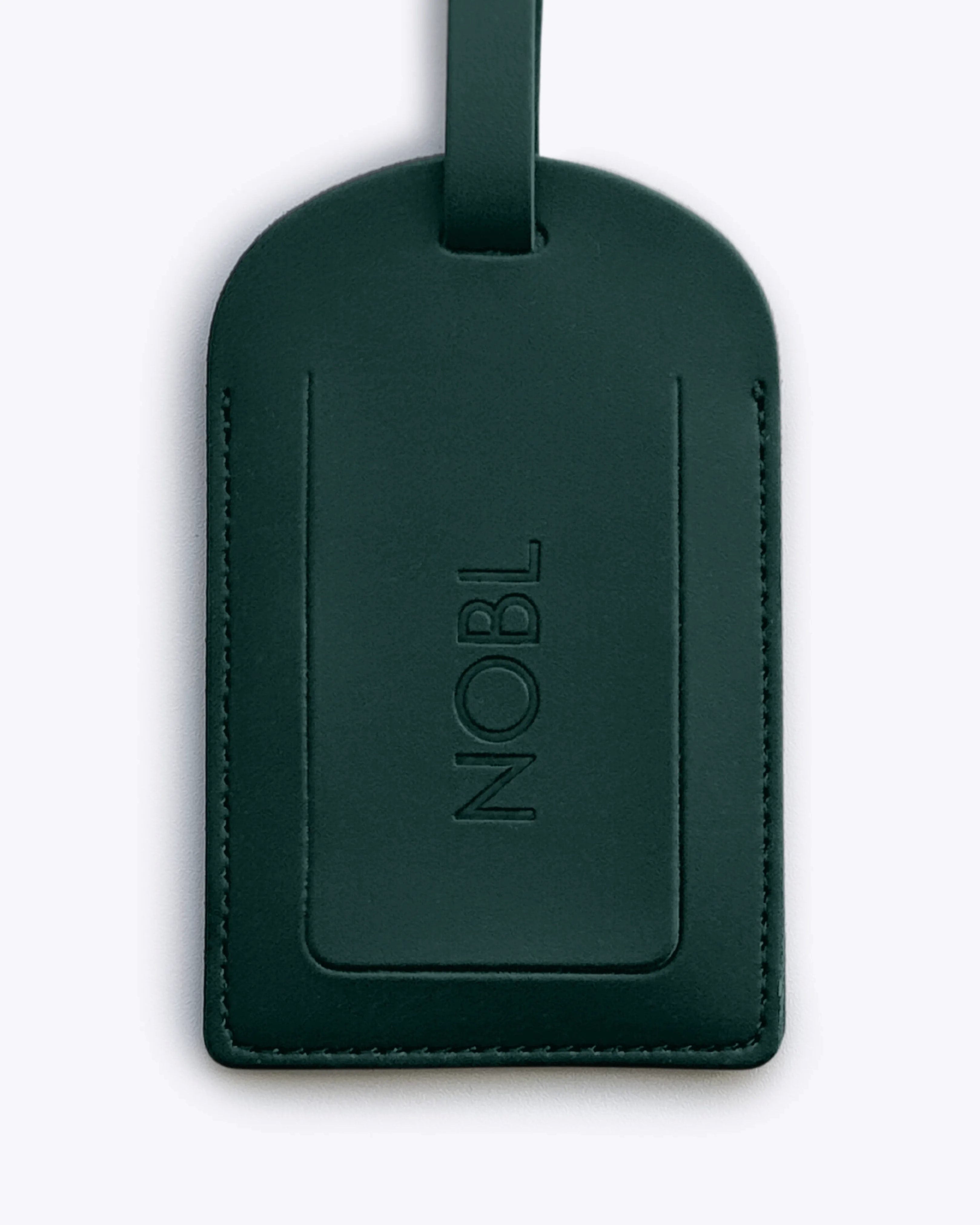 Leather Luggage Tag — Voyager Elite