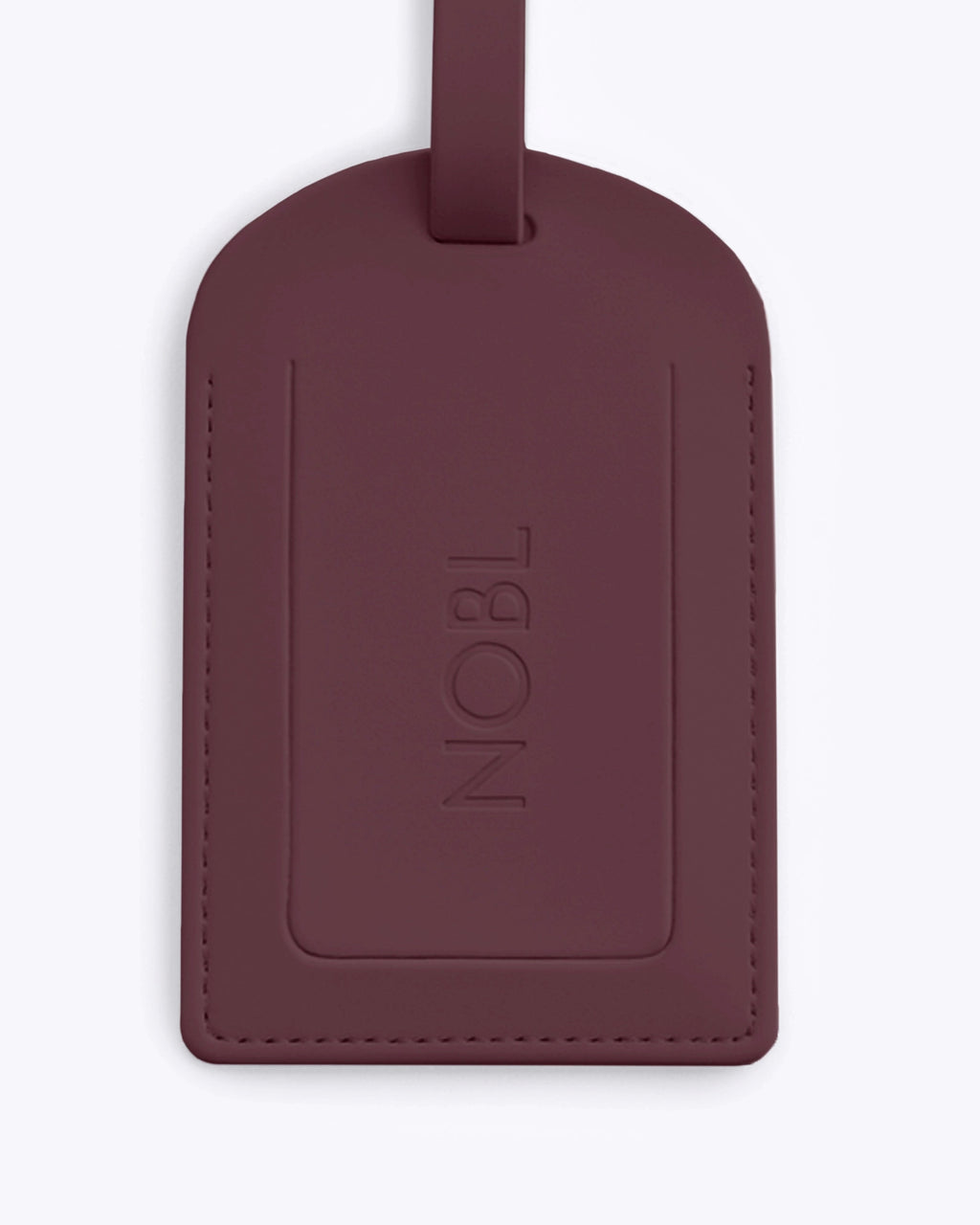 Leather Luggage Tag — Voyager Elite